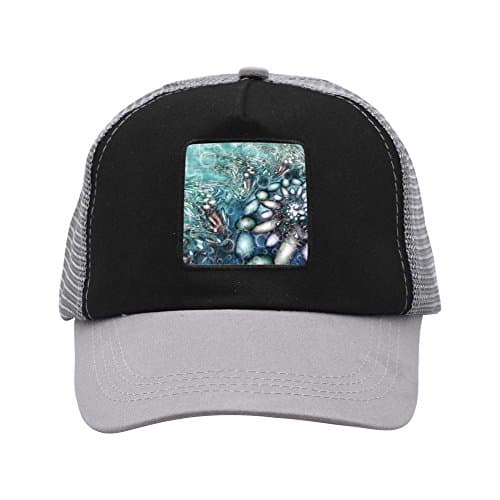 Baseball Cap Hat Cool Mesh Unisex Adjustable Swirling Pebbles Sun Caps