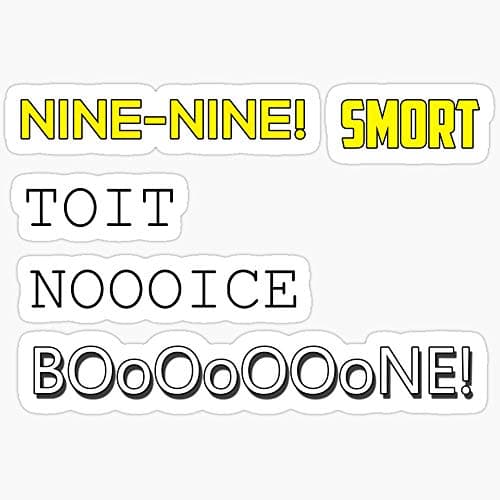 Deangelo Brooklyn Nine-Nine Sticker Collection Stickers (3 Pcs/Pack)