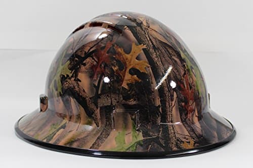 HardHatGear Custom Hydro Dipped VENTED Full Brim Hard Hat in Camo- Made in USA