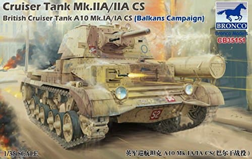 BRONCO MODELS 1/35 Cruiser Tank Mk.IIA/IIA CS British Cruiser Tank A10 Mk.IA/I CB35151