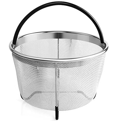 Aterod Steamer Basket for 6 or 8 Quart Instant Pot Pressure Cooker, Stainless Steel Steam Insert with Premium Silicone Handle and Non-Slip Legs for 6 or 8 quart Instant Pot,Other Pressure Cookers/Pots