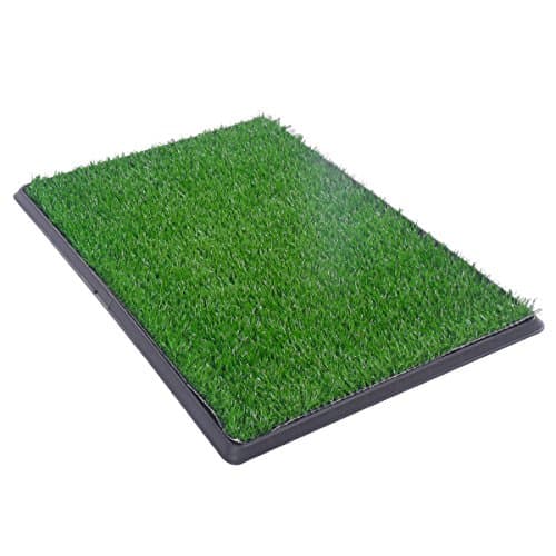 30" X 20" Odor Pet Potty Dog Training Grass Pad Drain Tray Puppy Pad Washable Synthetic