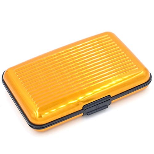 Aluminum Shell RFID Blocking Credit Card Cash Holder Case