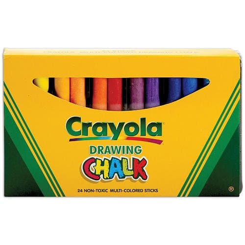 2 x Crayola Drawing Chalk - 24 multi-colored sticks #: 460980