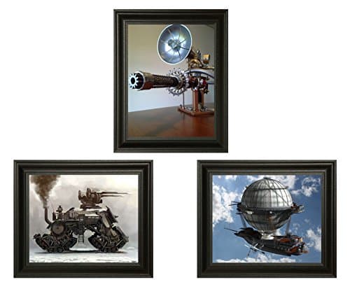 WAHLQUIST Steampumk at War 3-Pack 8 x 10-inch Art Prints