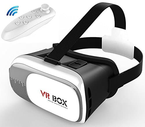 3D VR Virtual Reality headset Glasses with Remote Control for 3.5 to 6 inches smartphones Iphone 6s 6 Plus Samsune Galaxy series
