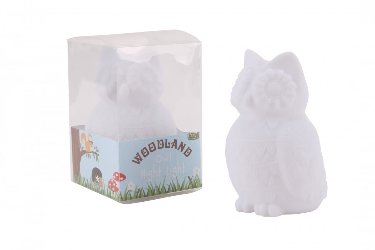 Cute Owl Colour changing LED Night Light - Kids Bedroom