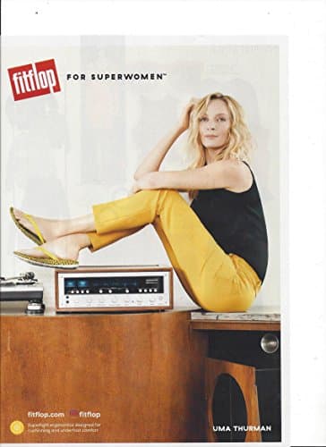 Magazine Advertisement With Uma Thurman For 2017 Fitflops