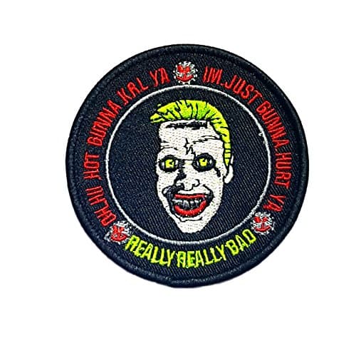 Application Classic DC Comics Jay Leto Joker Cosplay Badge Embroidered Iron or Sewn-On Applique Patch