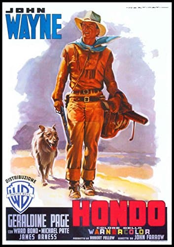 Hondo FRIDGE MAGNET 2.5 x 3.5 John Wayne Movie Poster Magnetic Canvas Print