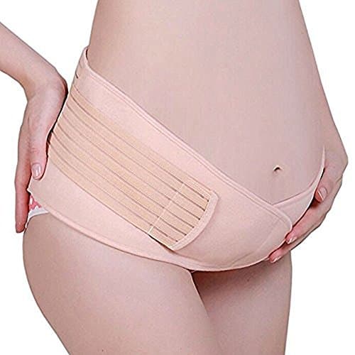 Maternity Belt - Breathable Abdominal Binder - Pregnancy Belly Band Back Support - Postnatal &amp; After Surgery Recovery Girdle - One Size - Fits Small To XXL Plus Size