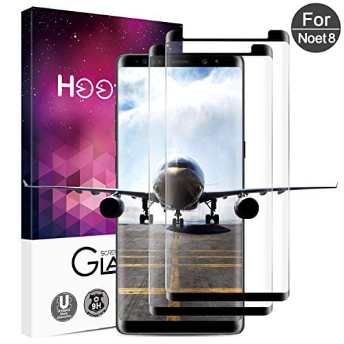 Airrspu Samsung Galaxy Note 8 Screen Protector, Tempered Glass 3D Touch Compatible,[9H Hardness][Bubble-Free][Anti-Fingerprint]-(2 Pack)