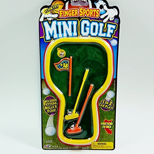 Finger Sports Mini Golf Golfing Course 2 Player Putting Action Game