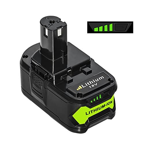 Mrupoo P108 18V 5000mAh Lithium Battery Pack Replacement for Ryobi 18-Volt ONE+ P104 P105 P102 P103 P107 P507 BPL-1815 BPL-1820G BPL18151 BPL1820 Cordless Power Tools (1 Pack)