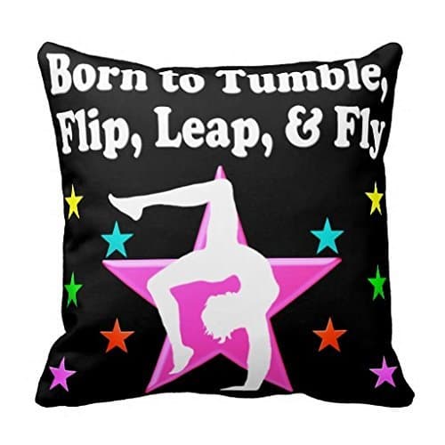 Born To Be A Gymnastics Champion Pillow Case
