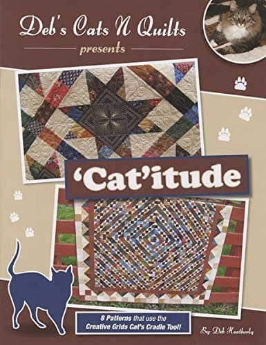 Deb's Cats N Quilts 'Cat'itude pattern booklet by Deb Cats