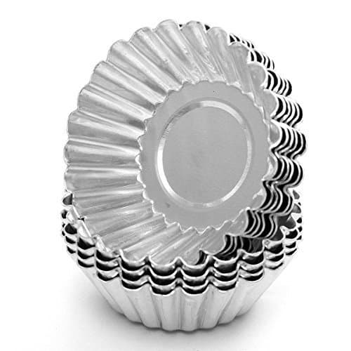 Baking Cups baking cups aluminum Egg Tart Aluminum Cupcake Cake Cookie Mold Pudding Tin Baking Mould baking cups for cupcakes Size 5.7cm 20 pcs