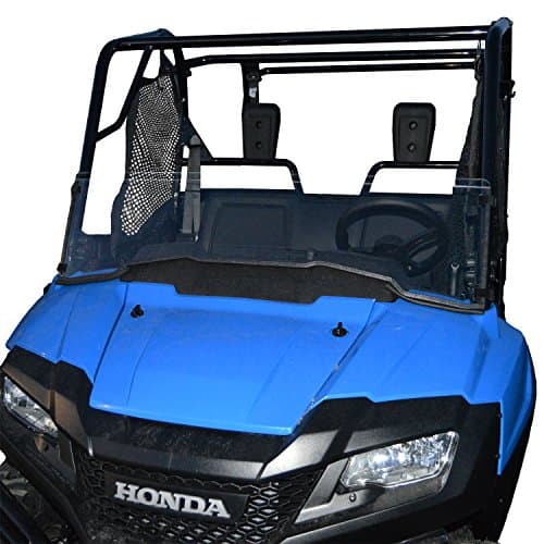 Honda Pioneer 700 Half Scratch Resistant UTV Windshield. The ultimate in side by side versatility! Easy on and off. Quickly install or remove!Premium Hard CoatMade in America!