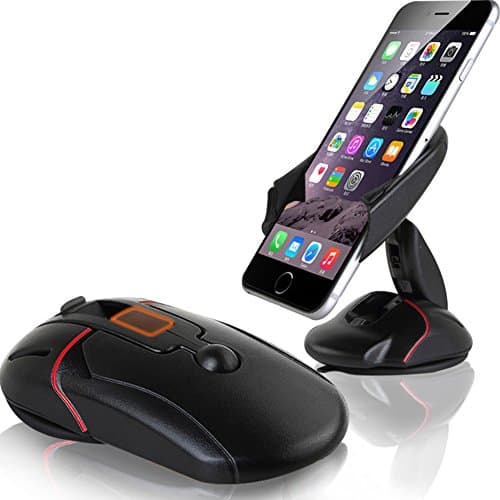 Car Mount Holder,Universal Car Phone Mount With Quick Release Button Mouse GPS Dashboard Mount 360 Degree Rotation For iPhone 6 Plus Samsung Galaxy S6 Note Cell Phone Mounts