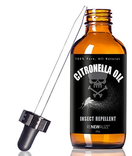 CITRONELLA ESSENTIAL OIL MOSQUITO REPELLENT | 4 oz. | Use for Diffuser | Pure All Natural Outdoor Insect and Bug spray | Safe, Chemical Free Alternative for Skin, Dogs, Kids and Baby | Candle Making