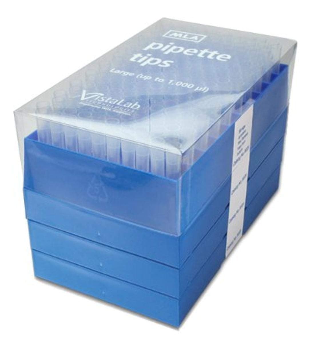 VistaLab 9026 Large Pipette Tip, 1000 microliter Volume (Pack of 600)
