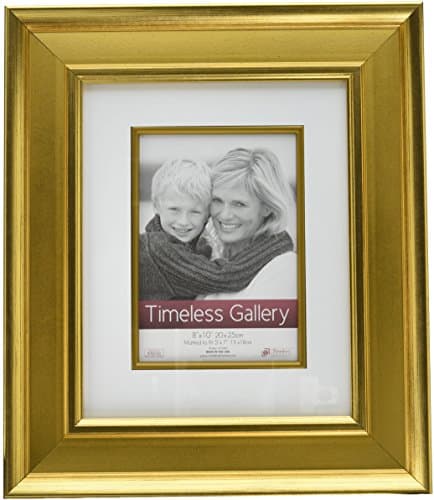 Timeless Expressions 78532 Arial Frame, 8" x 10", Gold