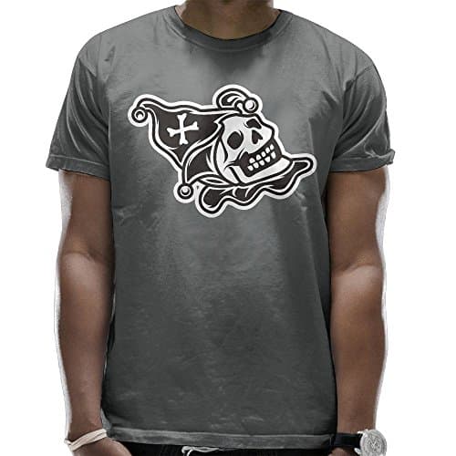 Ghost Skull Black & White Graphic T-Shirt Day Of The Dead Shirts Summer Men's Short-Sleeved T-Shirts