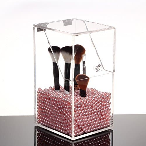 Firming Transparent Acrylic Makeup Brushes Container Sundries Storage Case Holder Cosmetic Organizer Large