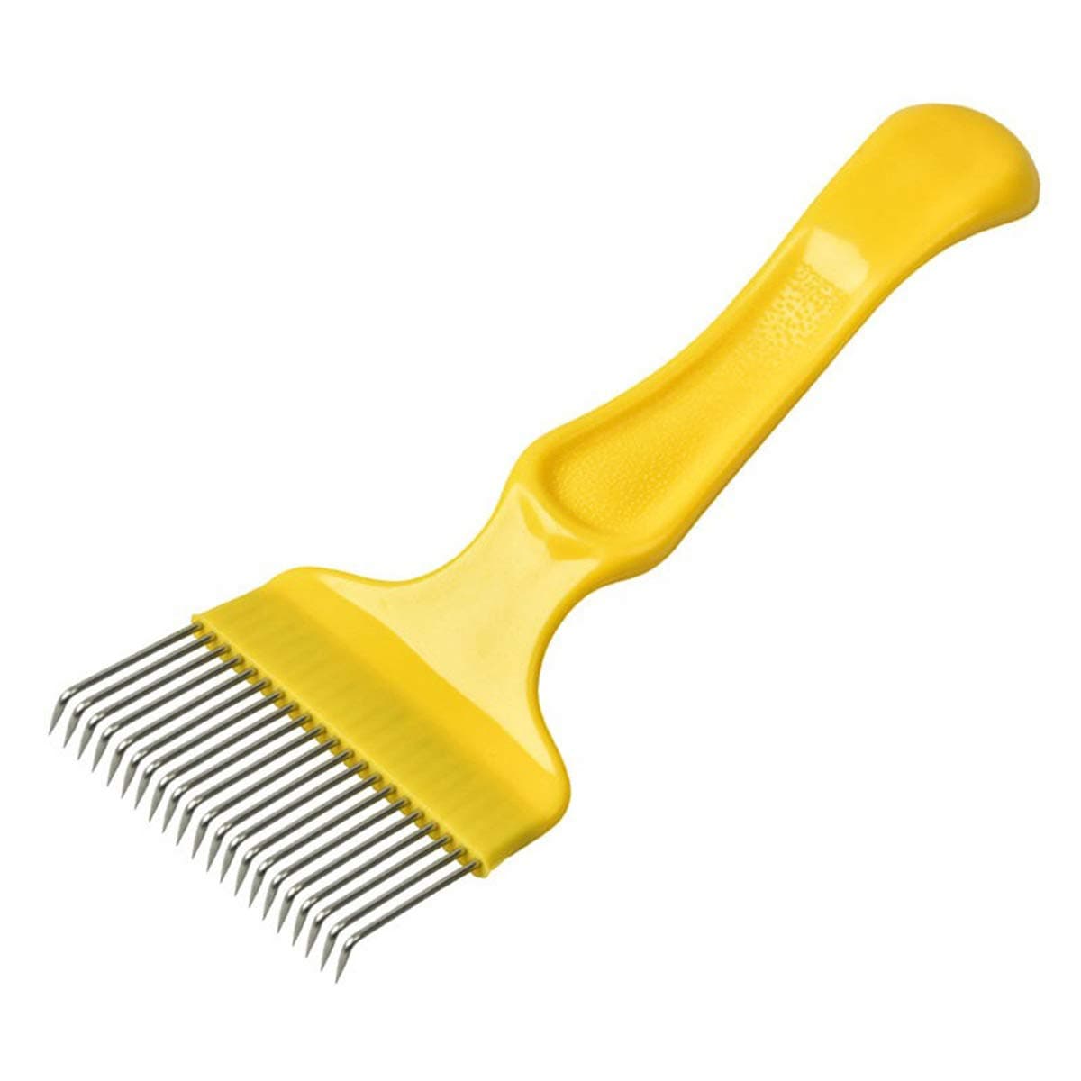 PGCOKO Stainless Steel Tines Uncapping Fork Tool - Beekeeping Equipment Bee Hive Hand Tool Beekeeper Tool