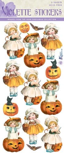Violette Stickers Vintage Pumpkin Kids