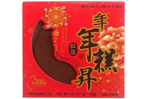 Sticky Rice Cake (Red Bean Nian Gao) - 16.05oz (Pack of 3)