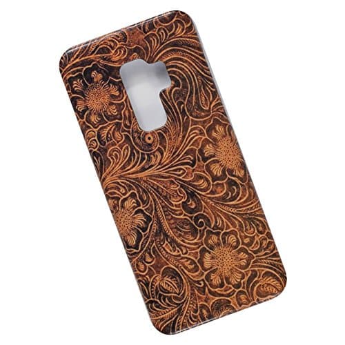 Slim Case for Samsung Galaxy S9 Plus - Tooled Leather Look.