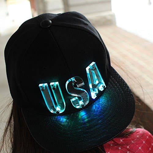 LED Custom Snapback USA Cap Adjustable United States Baseball Cap Hat New