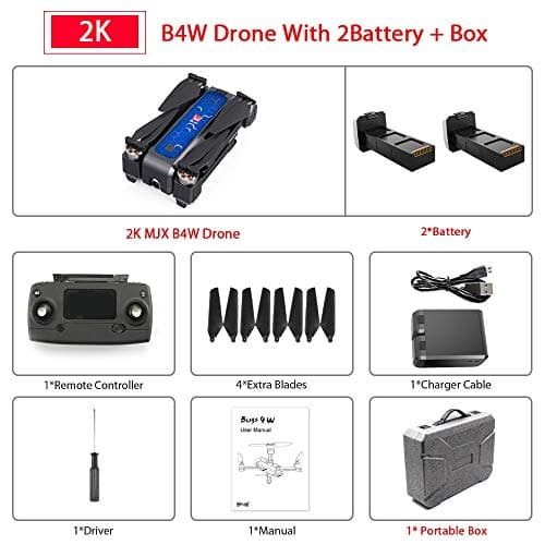 Tianzly 5G GPS Brushless Foldable Drone with WIFI FPV 2K HD Camera Anti-shake 1.6KM 25Minute Optical Flow RC Quad copter
