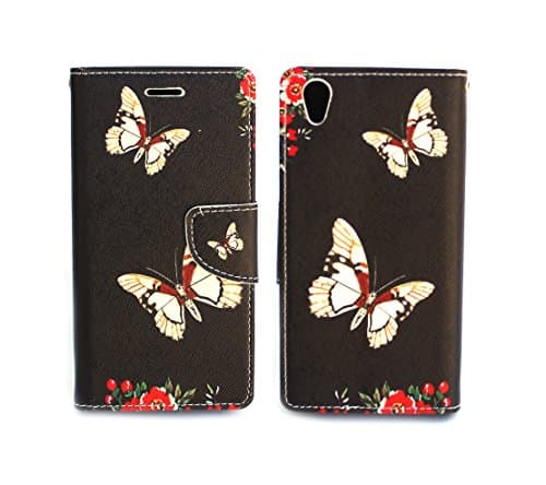 Sharp Icon Fancy Printed Designer Leather Flip Wallet Back Cover Case for Oppo A37