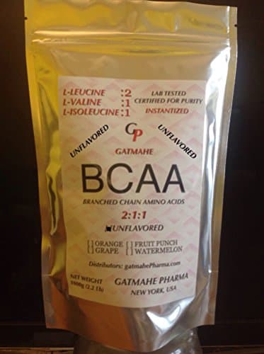 1000g (2.2Lb) BCAA 2:1:1 LAB CERTIFIED PURE UNFLAVORED INSTANTIZED KOSHER POWDER FREE FORM-PRO-FORMULATED-PREMIUM QUALITY-OPTIMUM RESULT