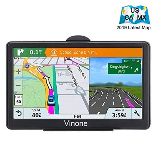 GPS Navigation, Vehicle HD 7 Inch Car GPS Navigation System with Built-in North America s Latest map (7inch)