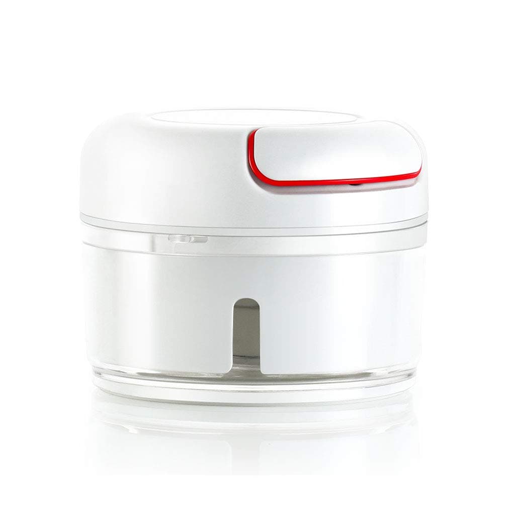 silunbeili Garlic Chopper Garlic Crusher Press Easy Pull Mini Food Chopper Food Slicer, Odor Free for Chopping Garlic Ginger Chili Onion Ingredients Nut Purees