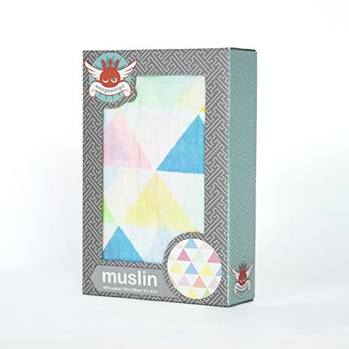 Weegoamigo Baby Muslin Swaddle - Tri Fun Bright