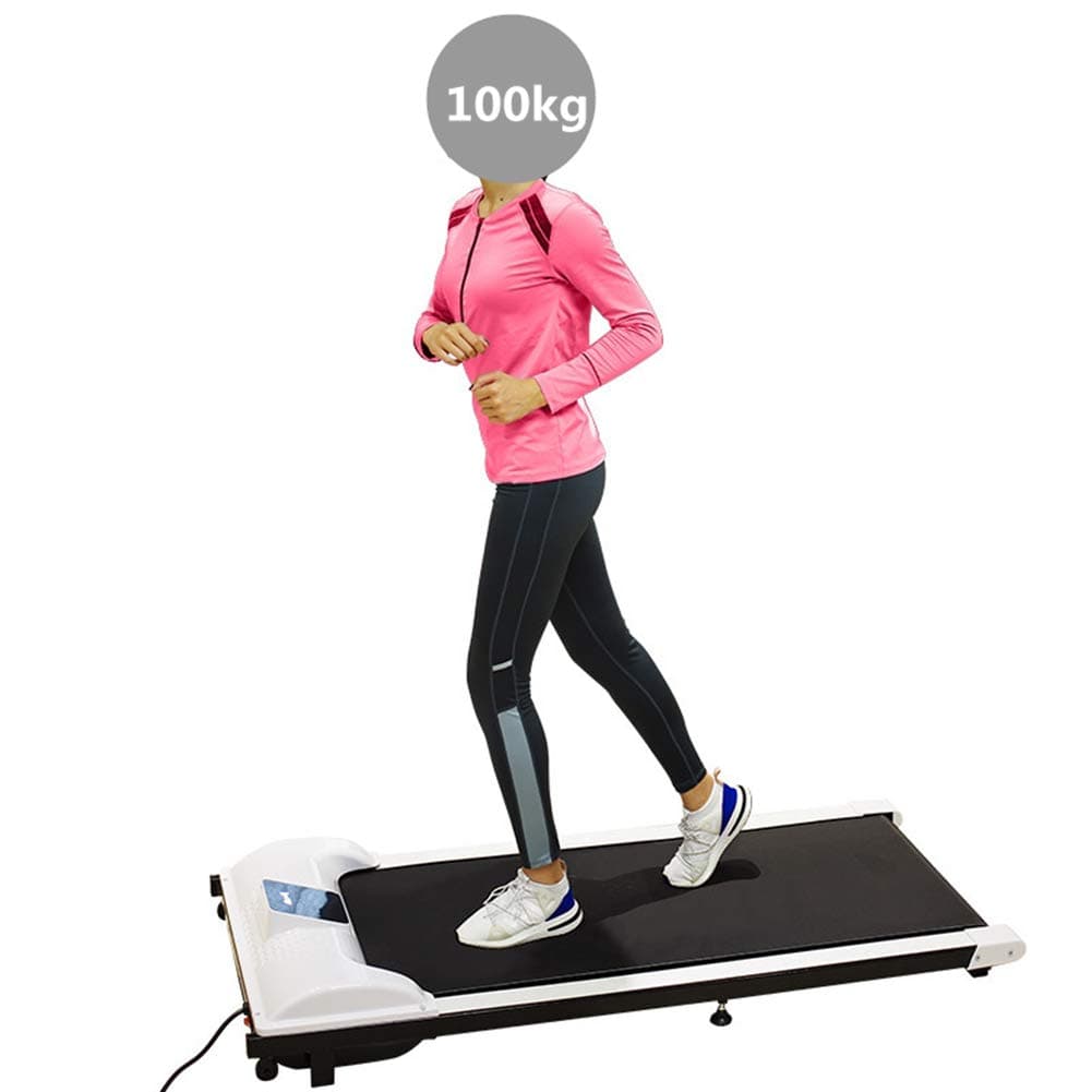 YQDS Treadmill Portable Electric Flat Walking Machine Multifunctional Cardio Jogging For Indoor Gym Fitness Workout Men And Women