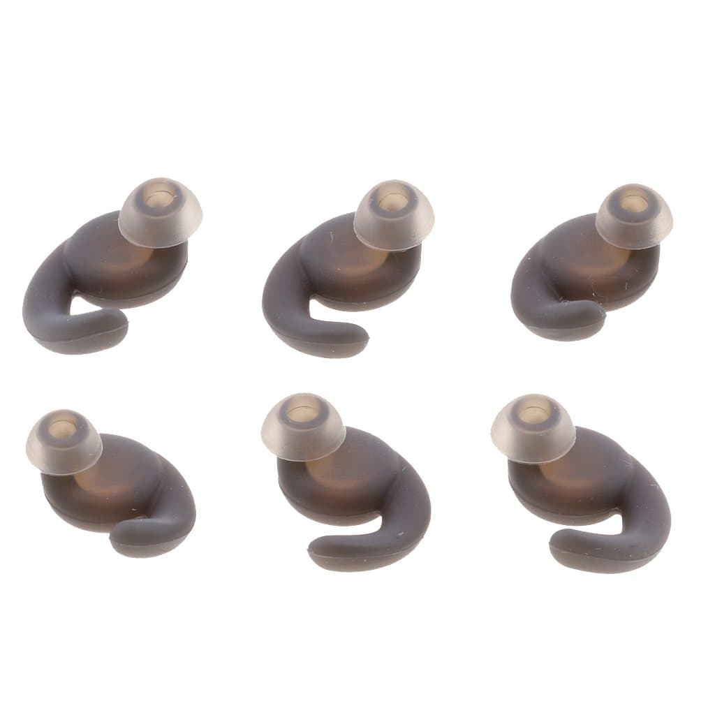 Ear Buds Tips Gels for JBL T280BT Wireless Bluetooth Headset Eartip Earbuds Eargels (Gray)