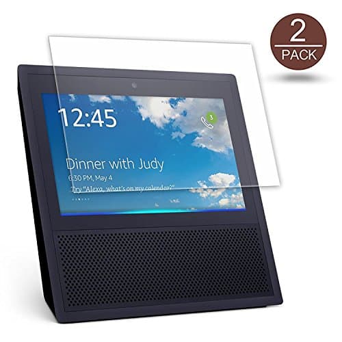 Echo Show Screen Protector Glass (2-Pack), Resun Tempered Glass Screen Protector for Echo Show 2017