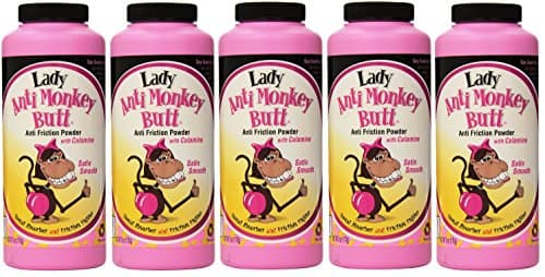 5 X Lady Anti Monkey Butt Powder 6-oz.