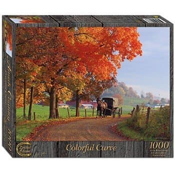 Colorful Curve Jigsaw Puzzle, Doyle Yoder