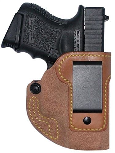High Noon Holster Hideaway with Clip Medium Duty IWB Right Hand Holsters, for Glock 26,27,33,