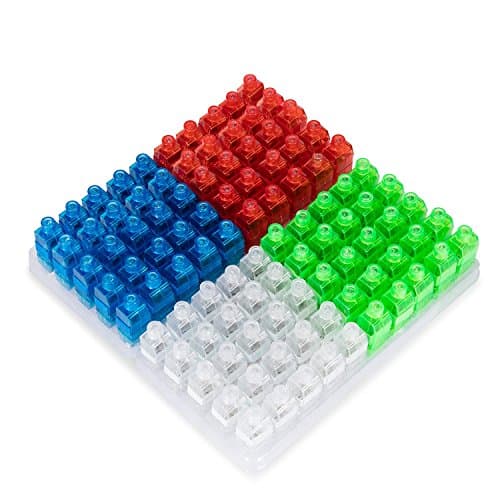 100 Pack Bright LED Finger Lights Light up Toys Party Favor (Mixed Color)