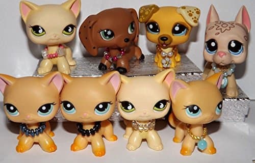TOP Satisfied Littlest Pet Shop accessories clothes 3x SeT random collars LPS NoPet Fast Ship