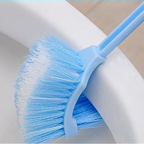 Cleaning Brush Plastic Long Handle Bathroom Toilet Bowl Scrub Double Side Cleaning Brush Wholesale