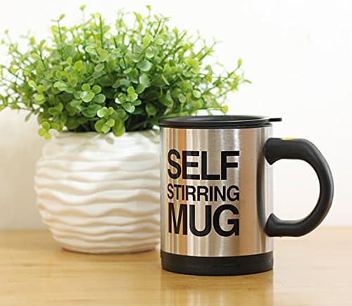 Hot Selling Self Stirring 400 Ml Automatic Electric Coffee Cup Smart Stainless Steel Mugs Perfect Souveni Mixing Coffee Tea Cup.