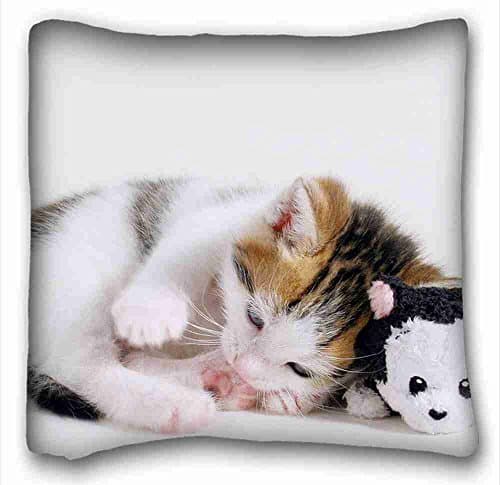Generic Personalized Animal Custom Zippered Pillow Case 16x16 inches(one sides) from Surprise you suitable for Twin-bed